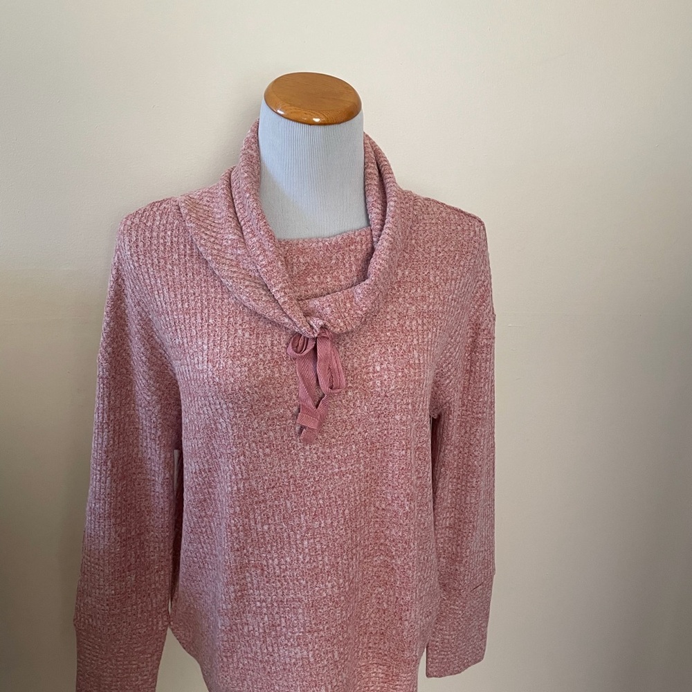 Chelsea & Theodore Cowl Neck Pullover Sweater.